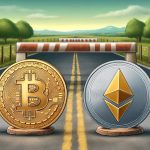 Precio de bitcoin y Ethereum chocan con una barrera en su rumbo alcista