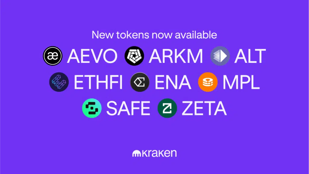 Nuevos tokens en Kraken